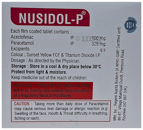 Nusidol-P Tablet image Nusidol-P Tablet image