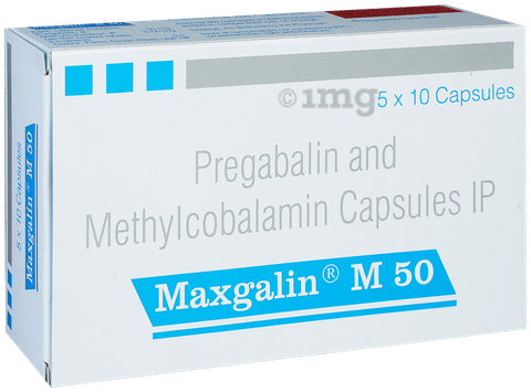 Maxgalin M 50 Capsule image Maxgalin M 50 Capsule image