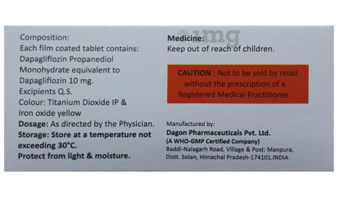Sgl-Dapa 10 Tablet image Sgl-Dapa 10 Tablet image