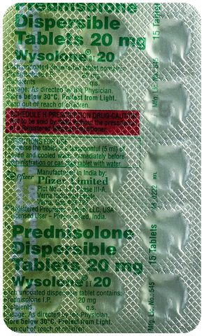 Wysolone 20 sales