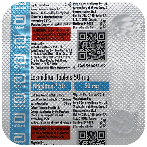 Migditan 50 Tablet image