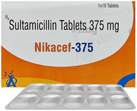 Nikacef 375mg Tablet image