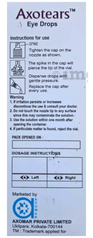 Axotears Eye Drop image
