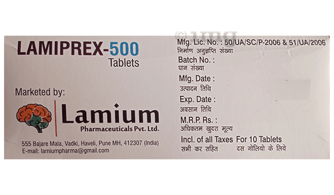 Lamiprex 500 Tablet ER image