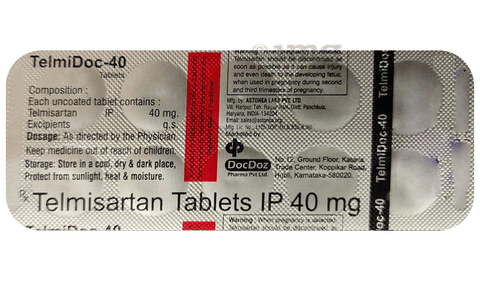 Telmidoc 40 Tablet image Telmidoc 40 Tablet image