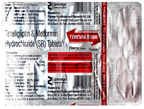 Tenevag M 1000 Tablet SR image Tenevag M 1000 Tablet SR image