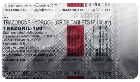 Trazonil 100 Tablet image