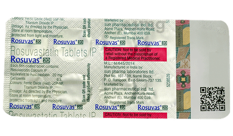 Rosuvas 20 Tablet image