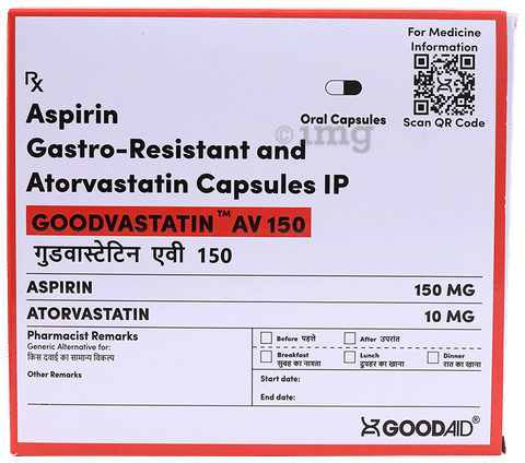 Goodvastatin AV 150 Capsule image Goodvastatin AV 150 Capsule image