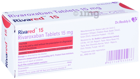 RIVAred 15mg Tablet image