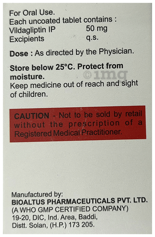 Vildatel 50 Tablet image