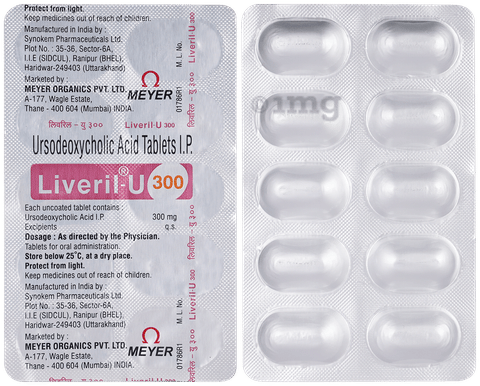 Liveril U 300mg Tablet image