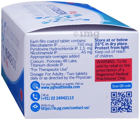 Neurobion Plus Tablet | With Essential Vitamins | Nutrition Care image