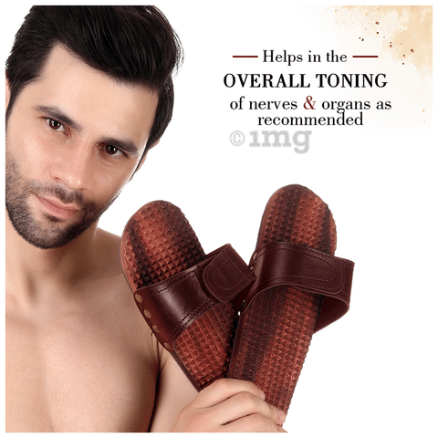 Acupressure slippers wooden best sale