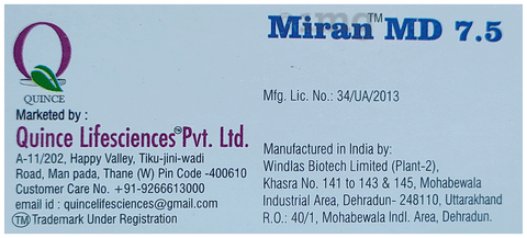 Miran MD 7.5 Tablet image Miran MD 7.5 Tablet image
