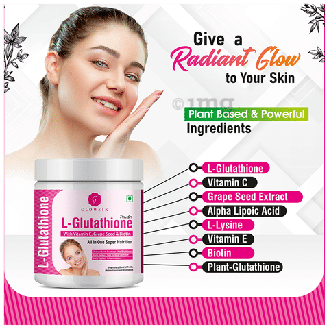 Glowsik L-Glutathione Powder: Buy jar of 300.0 gm Powder at best price in  India