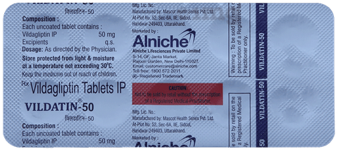 Vildatin 50mg Tablet image