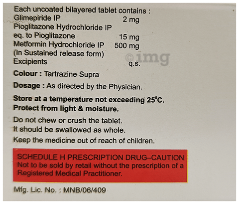 Acmeglim-MP 2 Tablet SR image Acmeglim-MP 2 Tablet SR image