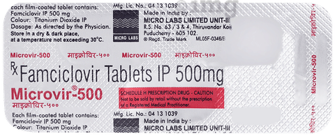 Microvir 500 Tablet image Microvir 500 Tablet image