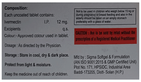 Injayctin 12 Tablet image