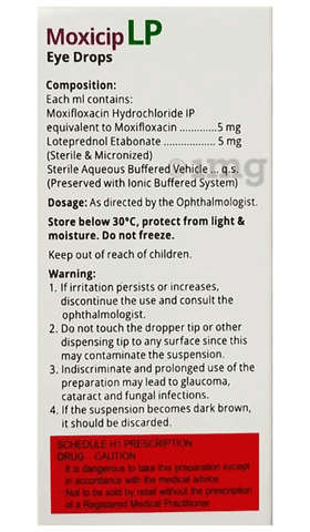 Moxicip LP Eye Drop image Moxicip LP Eye Drop image