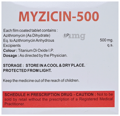 Myzicin 500 Tablet image