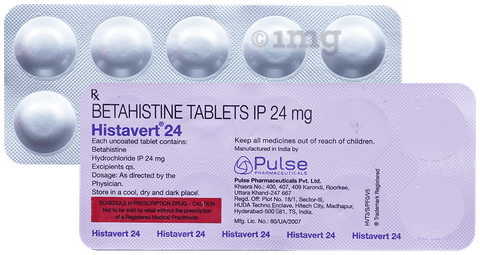 Histavert 24 Tablet image