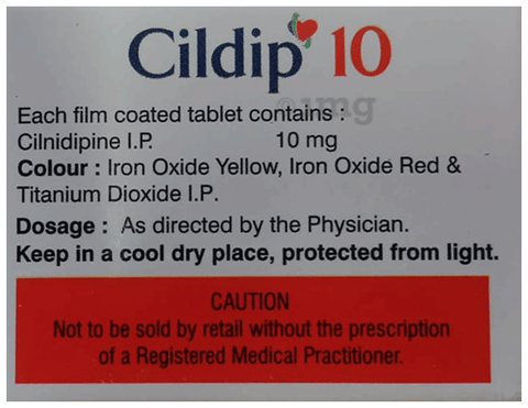 Cildip 10 Tablet image