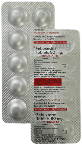Tefostat 80mg Tablet image Tefostat 80mg Tablet image