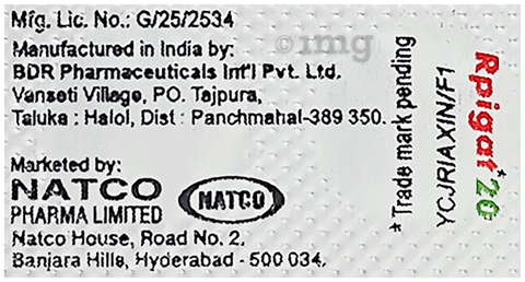 Rpigat 20mg Tablet image Rpigat 20mg Tablet image
