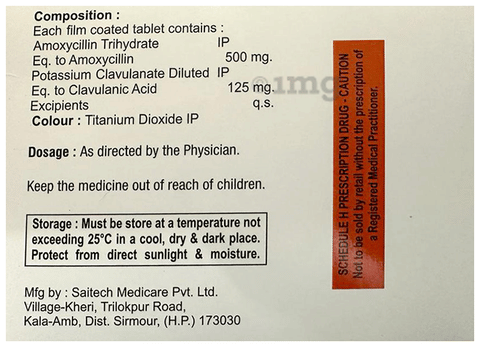Mesclav 625 Tablet image Mesclav 625 Tablet image