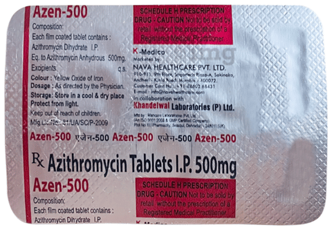 Azen 500 Tablet image