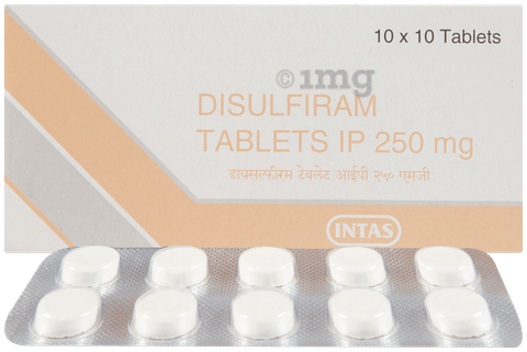 Disulfiram 250mg Tablet image Disulfiram 250mg Tablet image