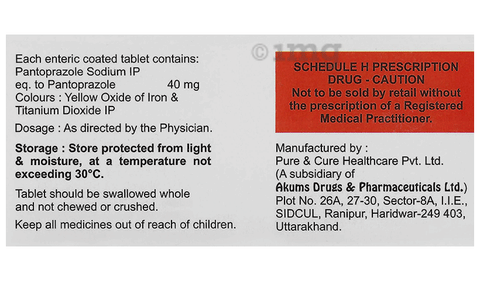 Cenpan 40 Tablet image