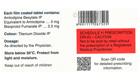 Amlopres B 2.5 Tablet image