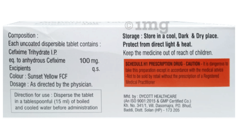 Emeecef 100mg Tablet image