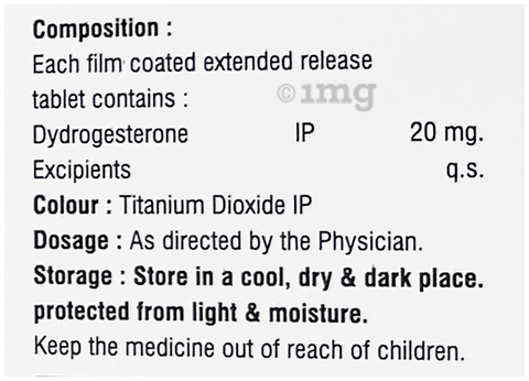 Dydroscan 20 ER Tablet image