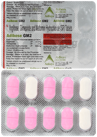 Adibose GM2 Tablet SR image Adibose GM2 Tablet SR image
