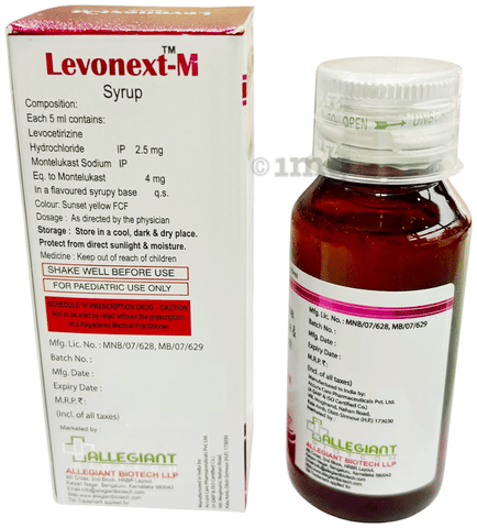 Levonext-M Syrup Strawberry image