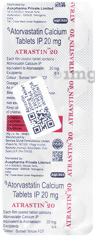 एट्रास्टिन 20mg टैबलेट image एट्रास्टिन 20mg टैबलेट image