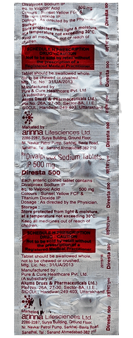 Diresta 500mg Tablet image