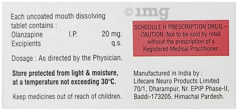 ओलाक्विज 20mg टैबलेट एमडी 2 ओलाक्विज 20mg टैबलेट एमडी 2