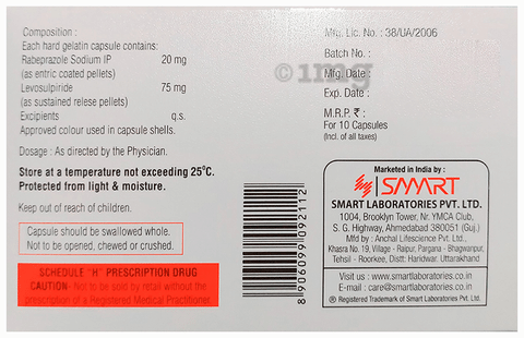 Rabefresh LS 75mg/20mg Capsule image