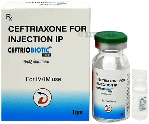 Ceftriobiotic 1000mg Injection image Ceftriobiotic 1000mg Injection image