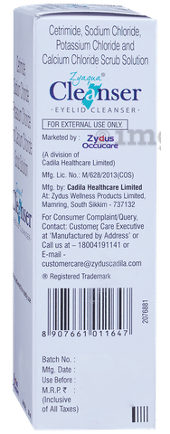 Zyaqua Cleanser: Buy bottle of 50.0 ml Cleanser at best price in