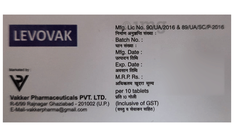 Levovak Tablet image