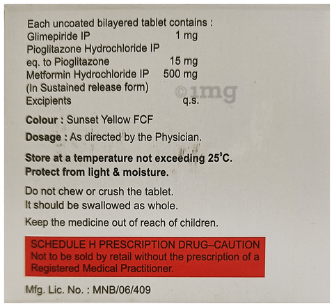Acmeglim-MP 1 Tablet SR image