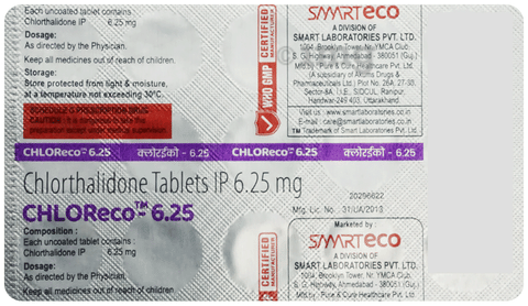 CHLOReco 6.25 Tablet image CHLOReco 6.25 Tablet image