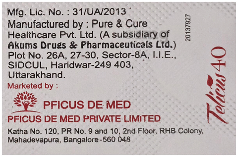 Telicus 40mg Tablet image