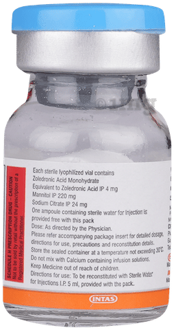 Zolasta 4mg Injection image